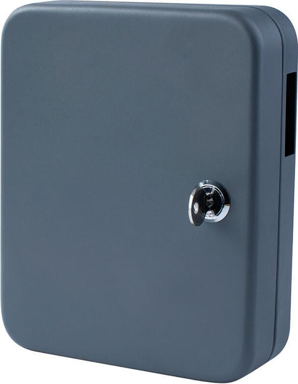Schlüsselschrank pavo 8027033, für 20 Schlüssel, Zylinderschloss,
Stahlblech, Einwurfschlitz, dunkelgrau