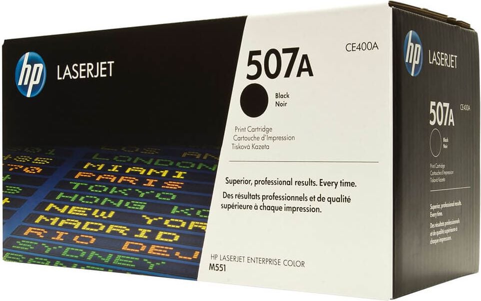HP Lasertoner CE400A Nr. 507A, schwarz, 5.500 Seiten