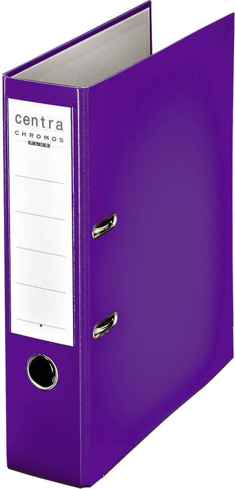 Ordner A4 Centra Chromos 2301, 80mm, PP, A4, 8cm Rücken, PP-Folie, violett