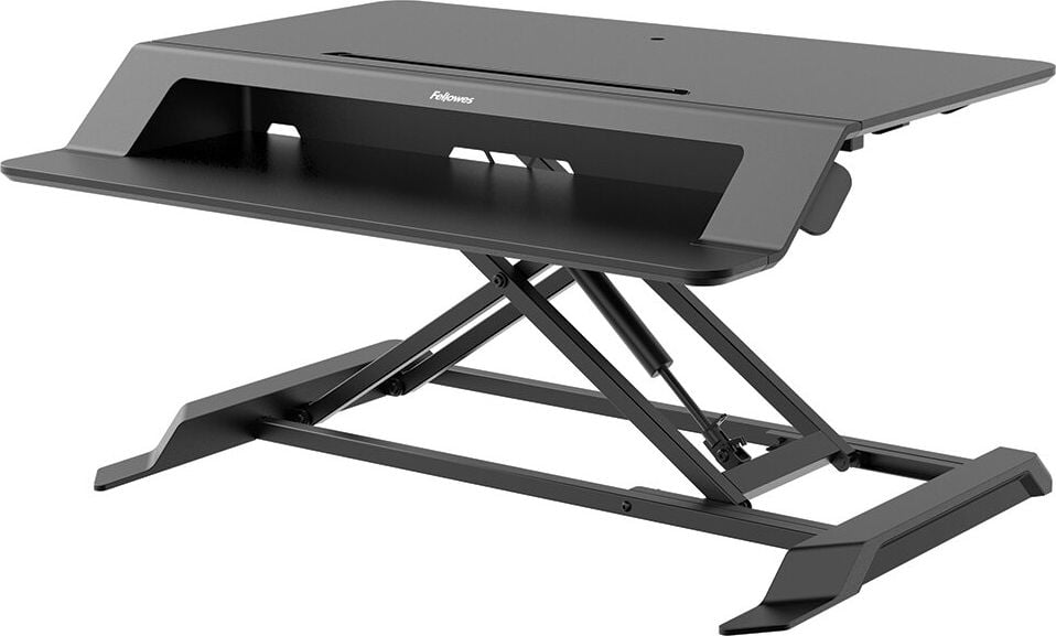 Schreibtischaufsatz Fellowes Lotus LT Sitz-Steh Workstation, höhenverstellbar, schwarz