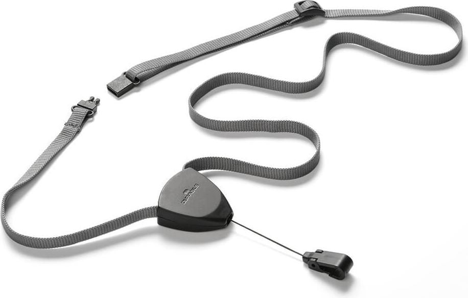 Ausweiskartenhalter Durable Flex 8309, Textilband mit Jojo, schwarz, Pack 10 Stück