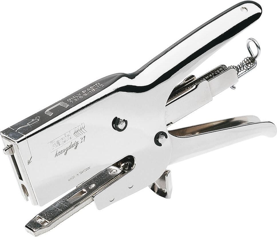 Heftzange Rapid Classic HD31 10540310, bis 70 Blatt, Einlegetiefe: 65mm, für 73/6
bis 73/12 Klammern, silber, silber