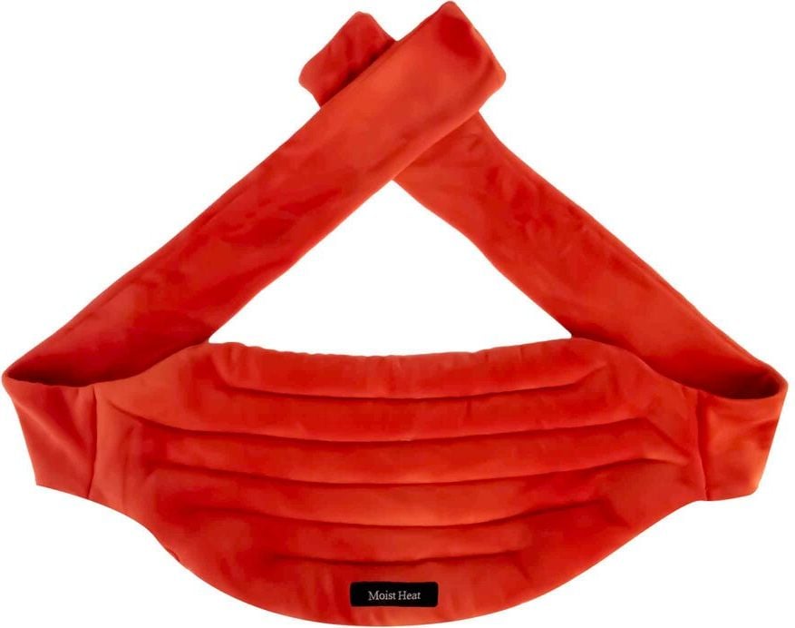 Wärmekissen deflecto DEFHPLBW, für die Mikrowelle, wiederverwendbar, einfach
zu befestigender Rückenwickel, Polyester mit
Leinsamenfüllung