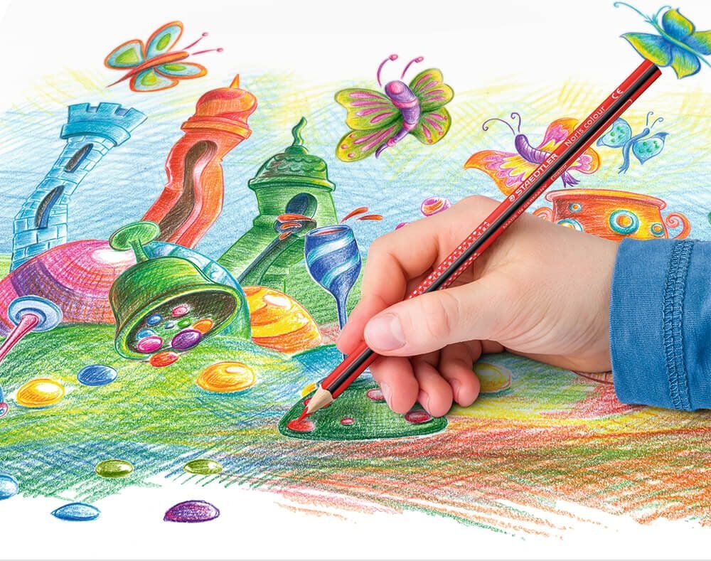 Buntstifte Staedtler Noris colour 187 C24, Kartonetui mit 24 Farben