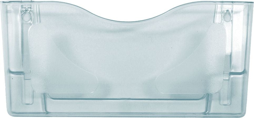 Wandprospekthalter deflecto DocuPockets CP074YT, 1 x A4 quer, 1 Fach, glasklar