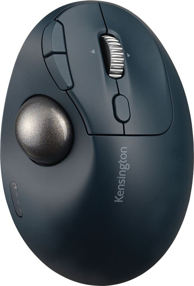Maus Kensington mit Trackball Pro Fit Ergo TB550 EQ K72196WW, Funk, 9 Tasten, 34mm Trackball, optischer Sensor, schwarz