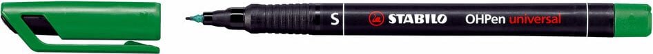 Folienschreiber STABILO OHPen universal 841S, ca. 0,4mm, wasserfest, grün