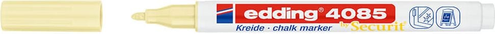 Kreidemarker Edding 4085 chalk marker, ca. 1-2mm, Rundspitze, pastellgelb