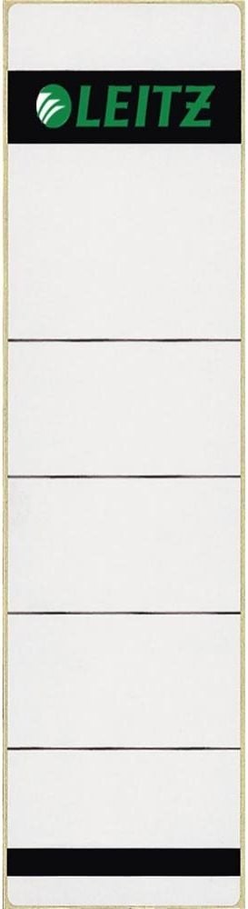 Rückenschilder Leitz 1642-10, breit/kurz, 192x61,5mm, grau, selbstklebend,
Pack 100 Stück, grau