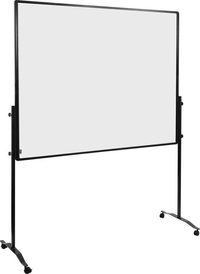 Moderationstafeln Legamaster Premium Plus mobil 7-204010, Tafel: 150x120cm (HxB), einteilig, pinnbarer
Karton weiß, höhenverstellbar, Standfuß mit
Rollen, Flipchart-Haken