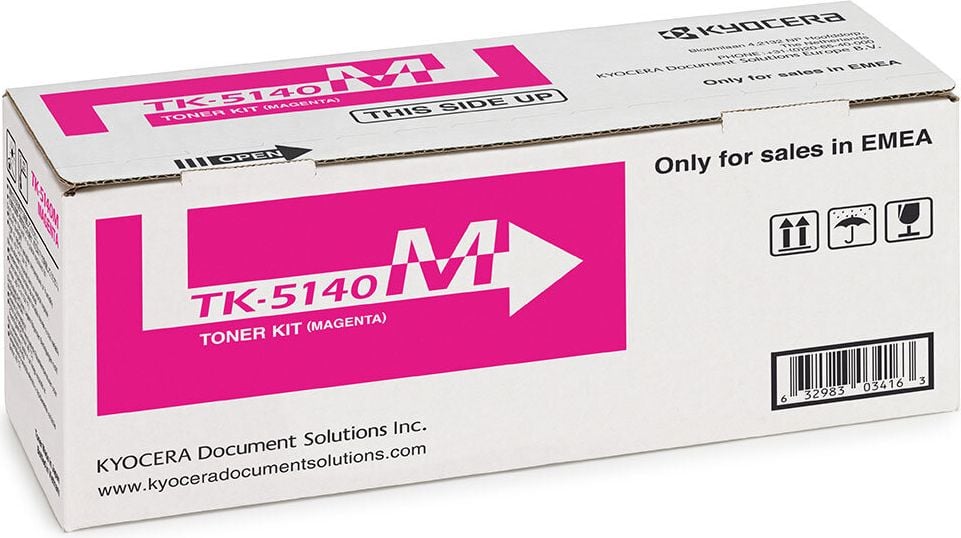 Kyocera Lasertoner TK-5140M, magenta, 5.000 Seiten