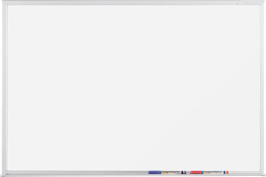 Whiteboard Magnetoplan CC 12407CC, 120x220cm, emailliert, trocken abwischbar,
Ablageschale, Wandaufhängung