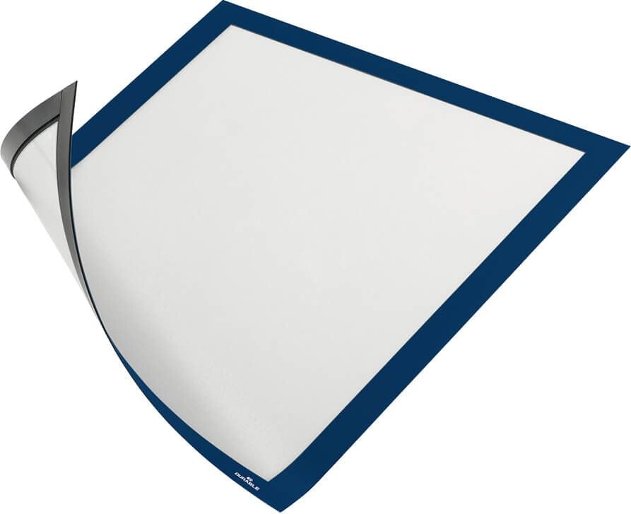 Inforahmen Durable DURAFRAME Magnetic 4869, A4 hoch/quer, Rückseite magnetisch, Pack 5
Stück, blau