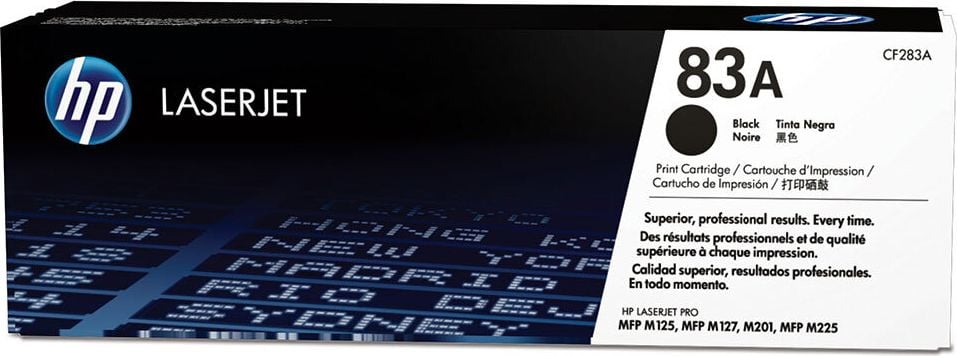 HP Lasertoner CF283AD Nr. 83A, Doppelpack schwarz, je 1.500 Seiten