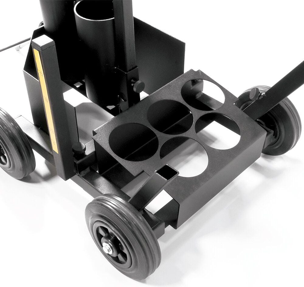 Bodenmarkierungswagen Durable EasyTrack 114101, 40-100mm Sprühbreite, für 750ml Dosen, höhenverstellbare Griffstange, schwarz