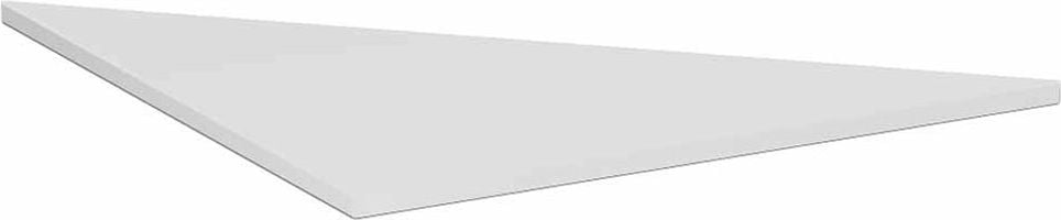 Eckverbindung Geramöbel S-555508-WA, 80x80cm (BxT), 68-80cm Höhe,
Dreiecksform, Stützfuß, hellgrau