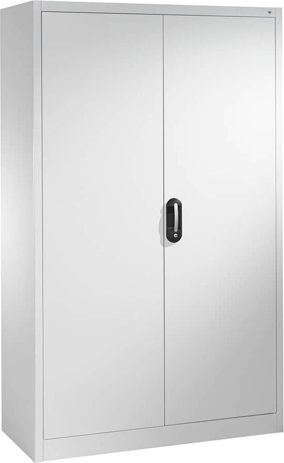 Aktenschrank CP C 2000 Acurado 9480-000, 120x195x50cm (BxHxT), 2 Flügeltüren,
4 Fachböden, 5 Ordnerhöhen, hellgrau