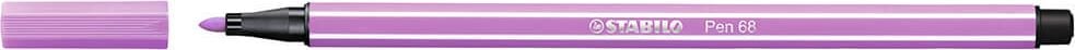 Fasermaler STABILO Pen 68, ca. 1mm, Rundspitze, Einzelstift, flieder