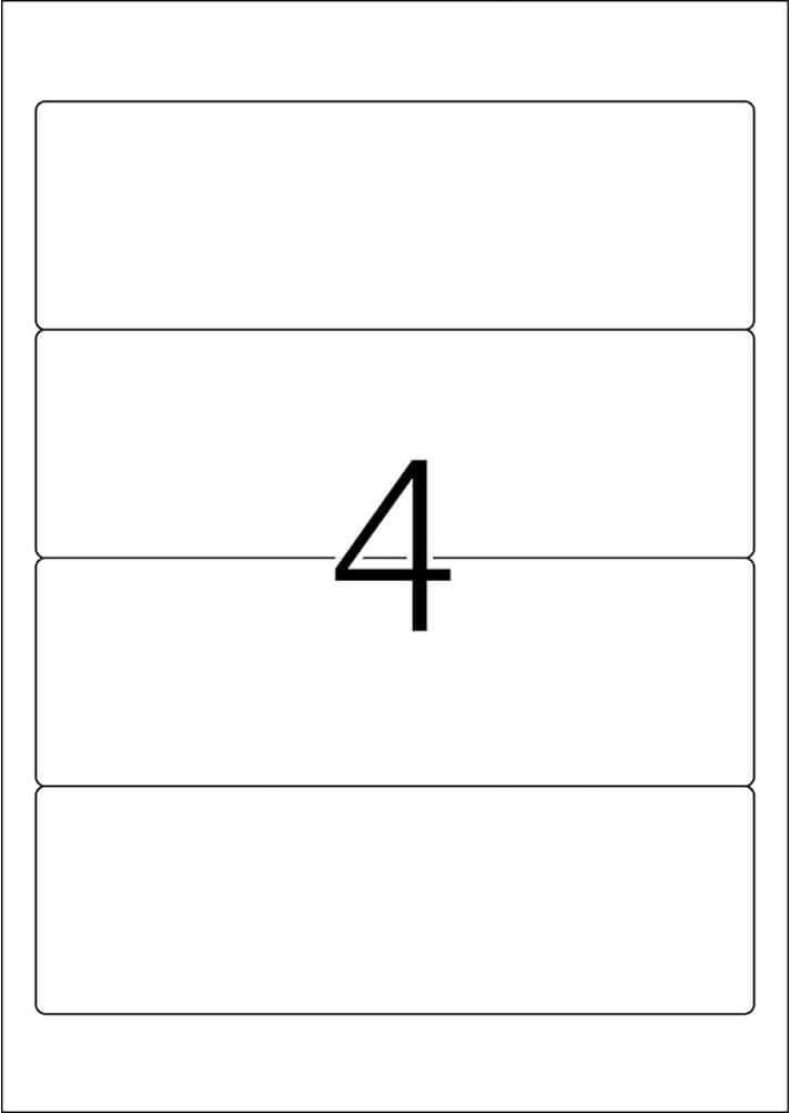 Rückenschilder Herma 10141 Ablösbare Ordneretiketten, breit/kurz, 192x61mm, auf A4, weiß, Pack 100
Blatt/400 Stück