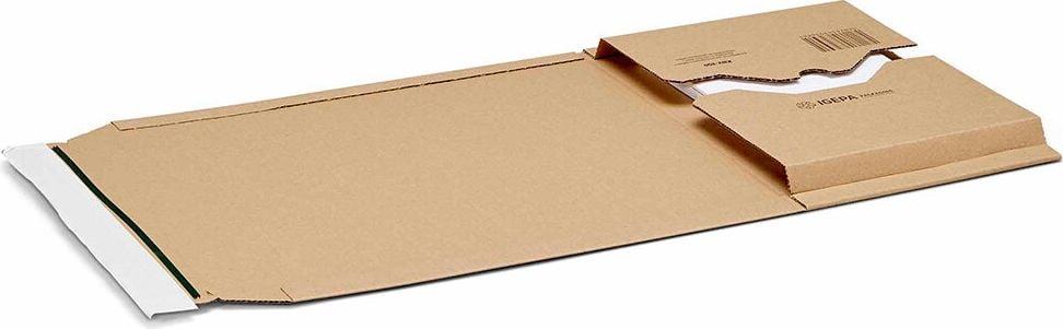 Universalverpackungen KBV-300, A4, Innenmaß: 300x220x80mm (LxBxH), variable
Höhe, B-Welle, braun, Pack 20 Stück