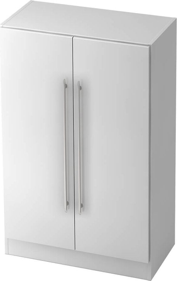Aktenschrank Hammerbacher Solid 7550, 80x127x42cm, (BxHxT), 2 Flügeltüren,
Relinggriff, weiß