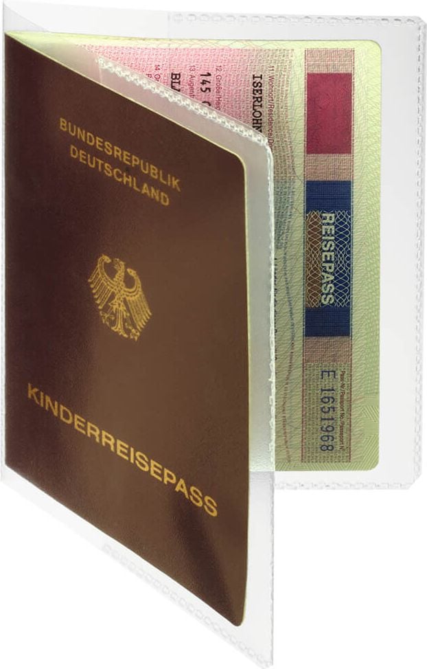 Ausweishüllen Durable 2139, für 195x133mm, PP-Folie, glasklar, Pack
10 Stück, transparent
