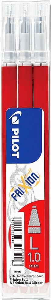 Tintenrollerminen Pilot BLS-FR10-S3 2259F, ca. 0,5mm, Pack 3 Stück, rot