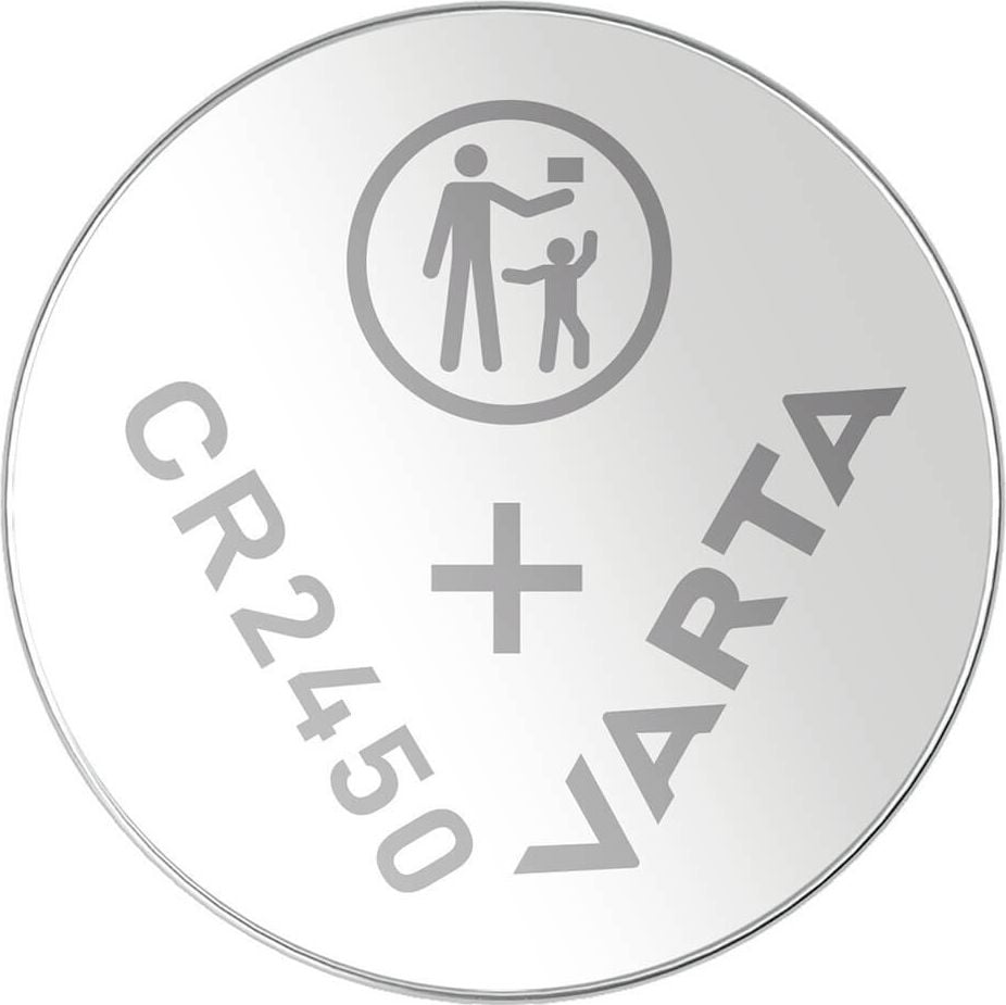 Knopfzellen Varta Lithium Coin CR2450 Typ 6450, 3 Volt, 570mAh