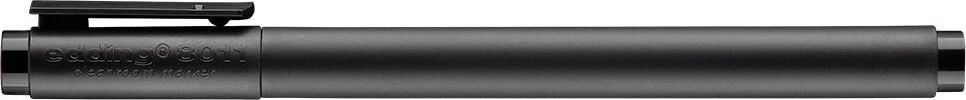 Reinraummarker Edding 8011, ca. 0,6mm, Rundspitze, wasserfest, schwarz, schwarz