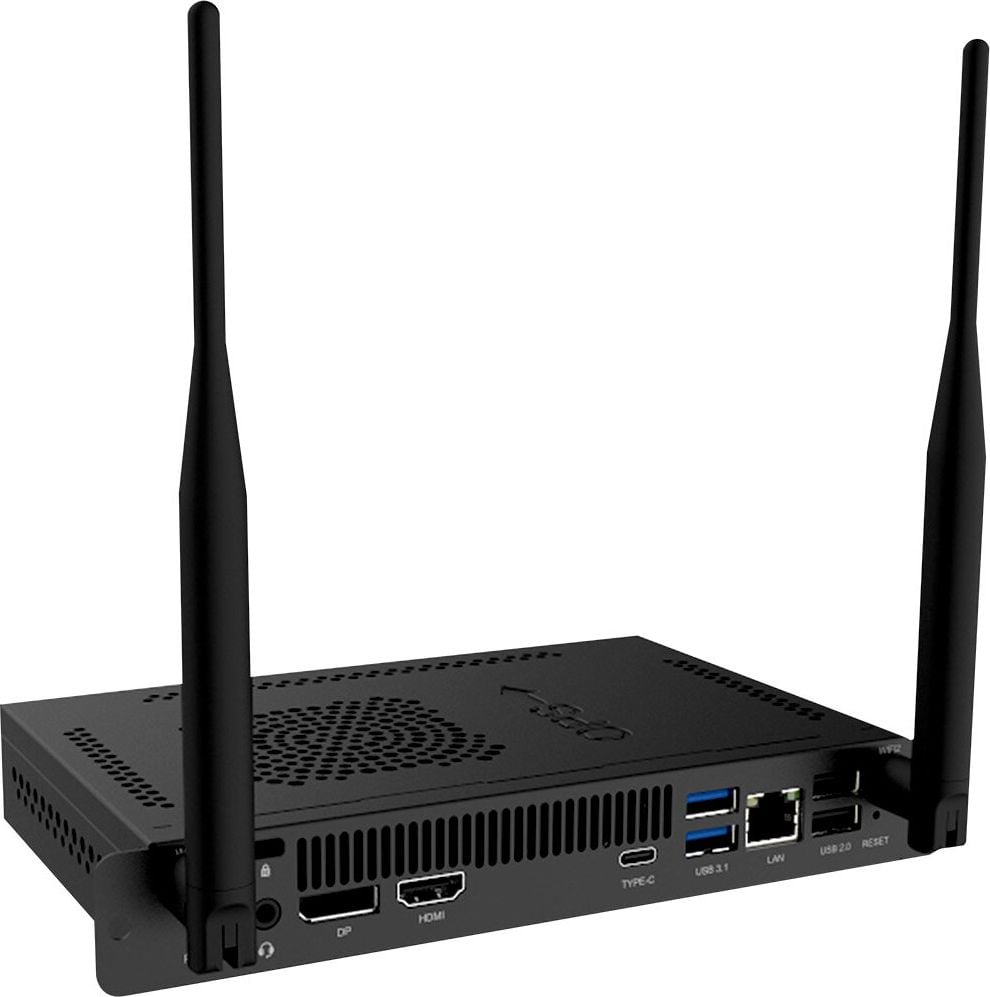 OPS Computer Legamaster AL-i7-1255U W11, 256 GB M.2 SSD-Festplatte, 2
WLAN-/Bluetooth-Antennen, schwarz