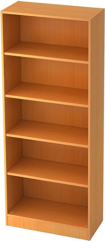 Aktenregal Hammerbacher Solid 6000, 80x200,4x40cm (BxHxT), 4
Fachböden, buche