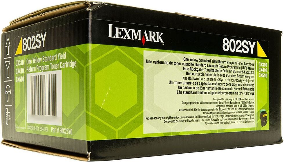 Lexmark Lasertoner 80C2SY0, yellow, 2.000 Seiten, Prebate