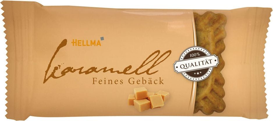 Gebäckmischung Hellma 3er Mix 70101544, Feines Gebäck, 3 Sorten, Pack 200 Stück, einzeln verpackt, Nettofüllmenge 1,12 kg