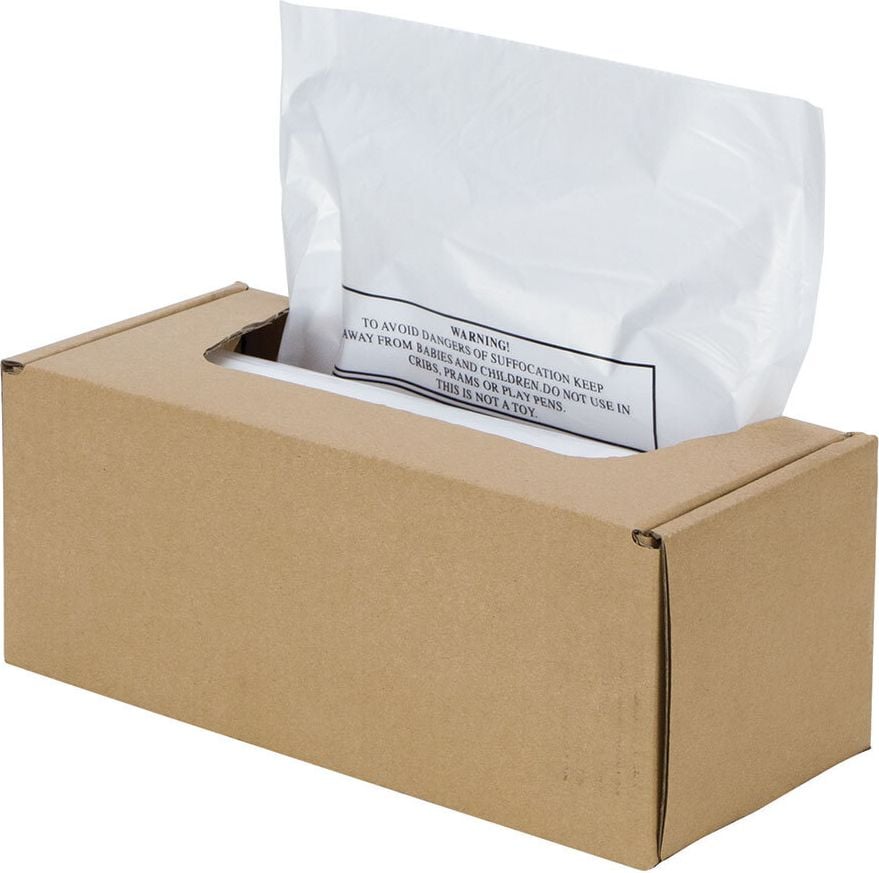 Aktenvernichterbeutel Fellowes 3608401, für 94 Liter Auffangbehälter, Pack 50 Stück