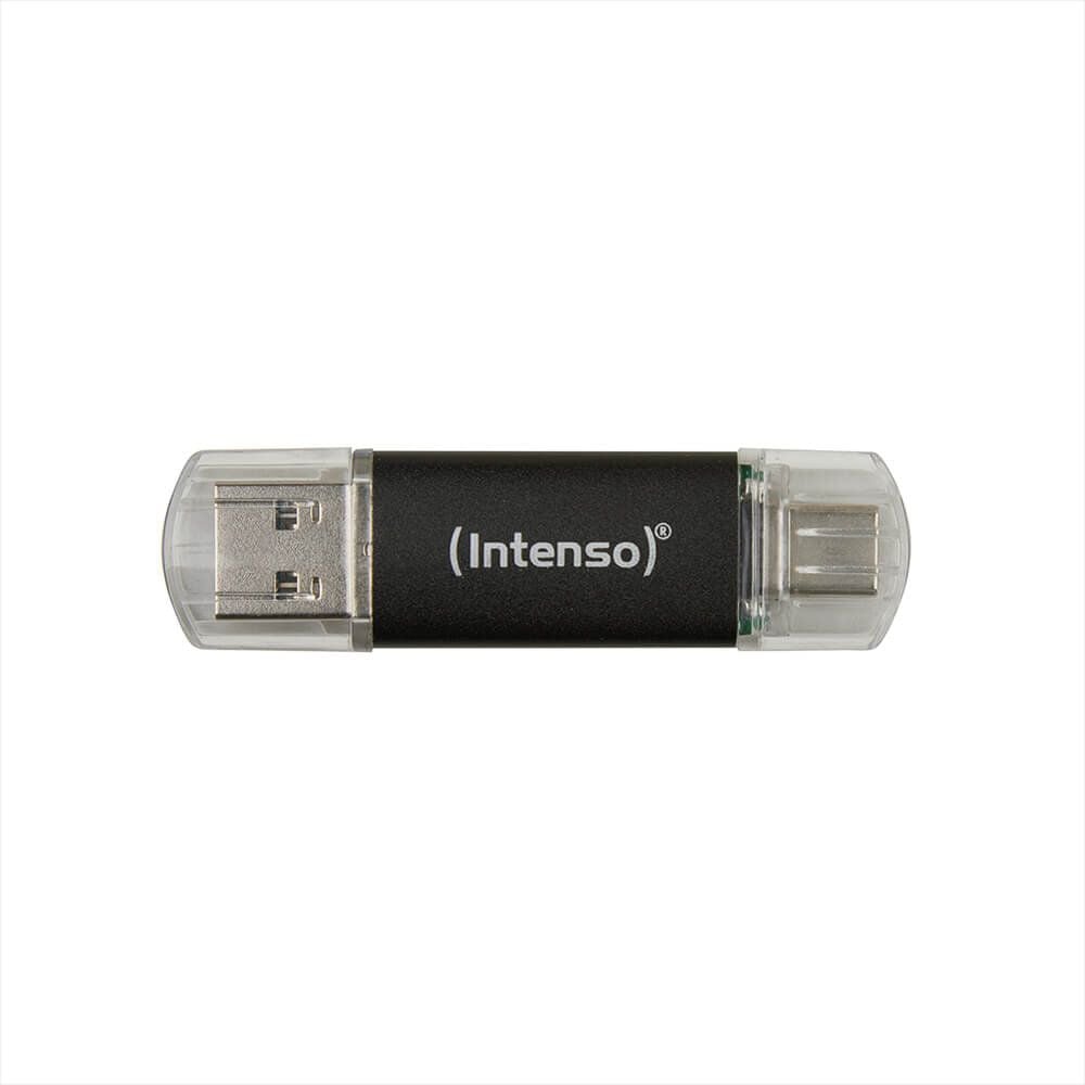 USB-Stick Intenso Twist Line 3539491, 128GB, Super Speed USB 3.2 Gen 1x1, Typ A +
C, Aluminium