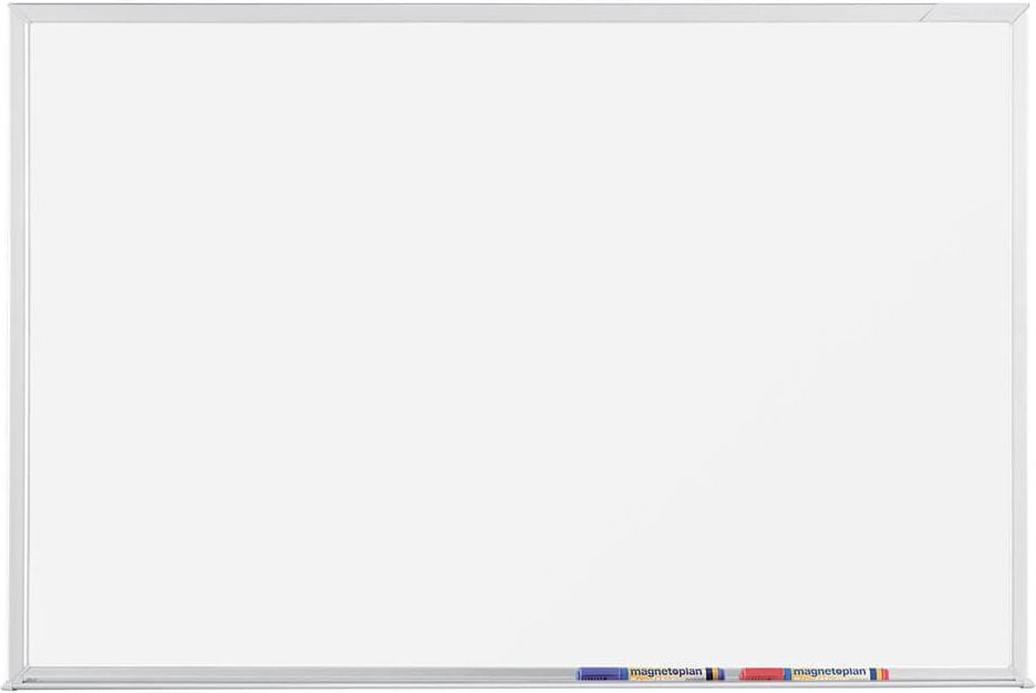 Whiteboard Magnetoplan CC 12403CC, 60x90cm, emailliert, trocken abwischbar,
Ablageschale, Wandaufhängung