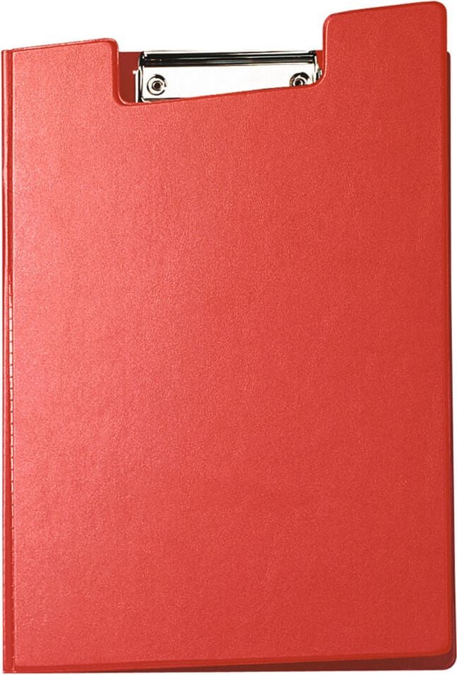 Klemmmappen a-series Schreibmappen A4, Innentasche, Stiftehalter, rot