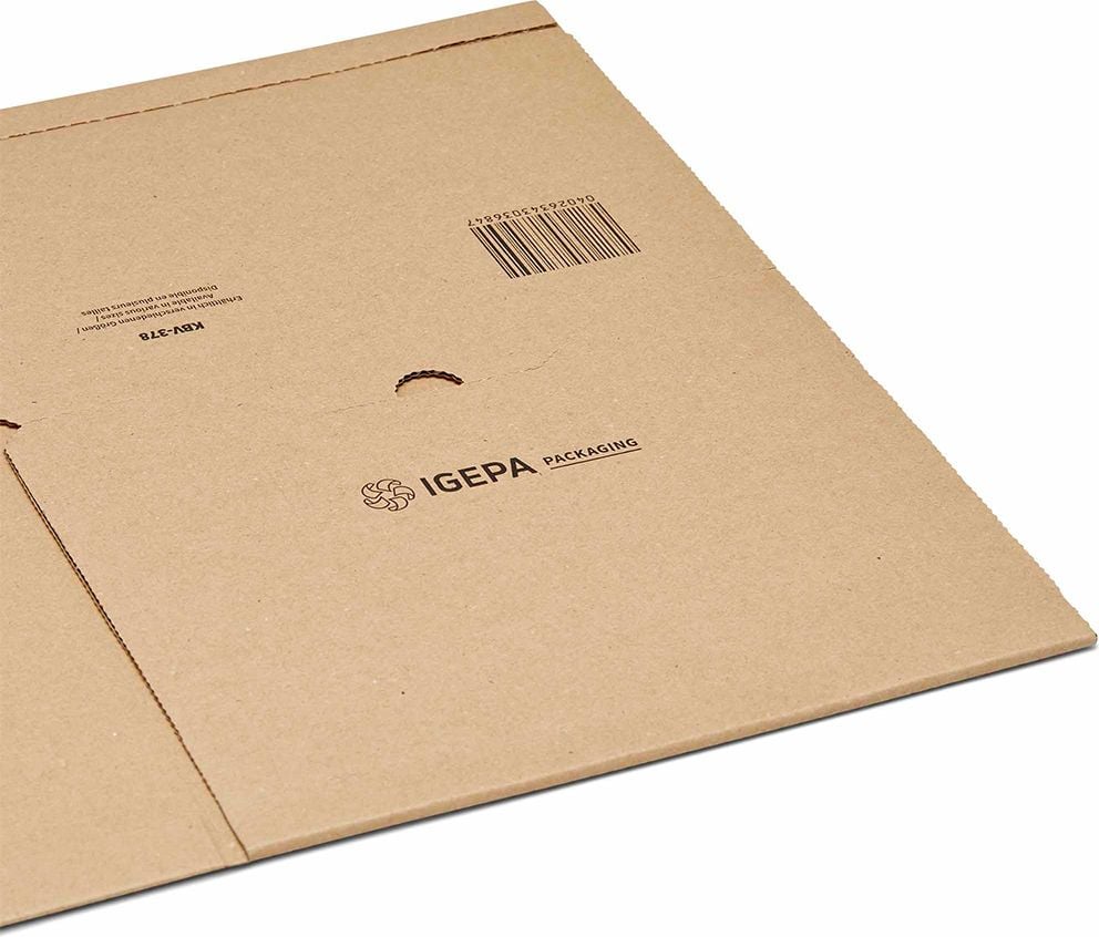 Universalverpackungen KBV-378, B4, Innenmaß: 378x295x80mm (LxBxH), variable
Höhe, B-Welle, braun, Pack 20 Stück
