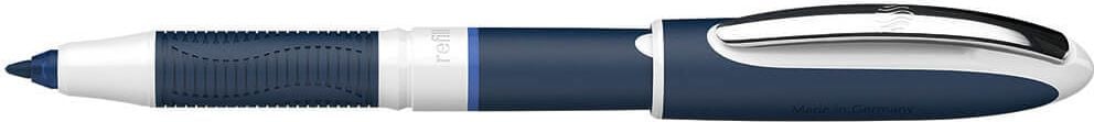 Tintenroller Schneider One Change 1837, ca. 0,6mm, dokumentenecht, weiche
Kunststoffspitze, blau