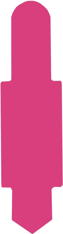 Stecksignale Elba, 15x55 mm, PVC, Pack 100 Stück, violett