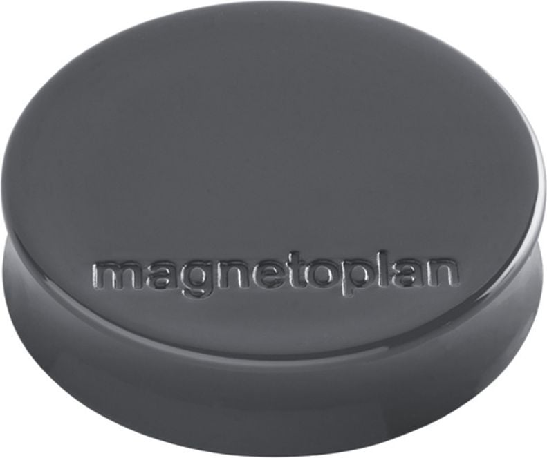 Magnete Magnetoplan Ergo Medium 16640, 30mm Durchmesser, 8mm Höhe, 700g
Tragfähigkeit, Pack 10 Stück, weiß