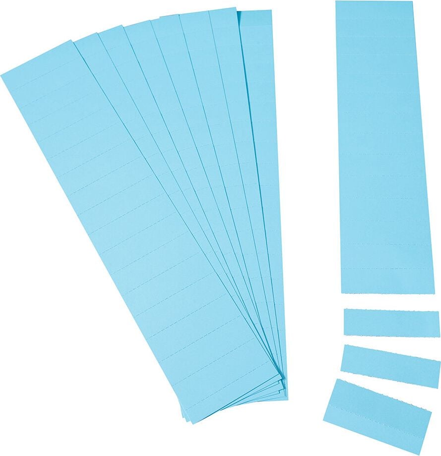 Einsteckkarten Ultradex 8475, 70x17mm, Pack 170 Stück, dunkelblau