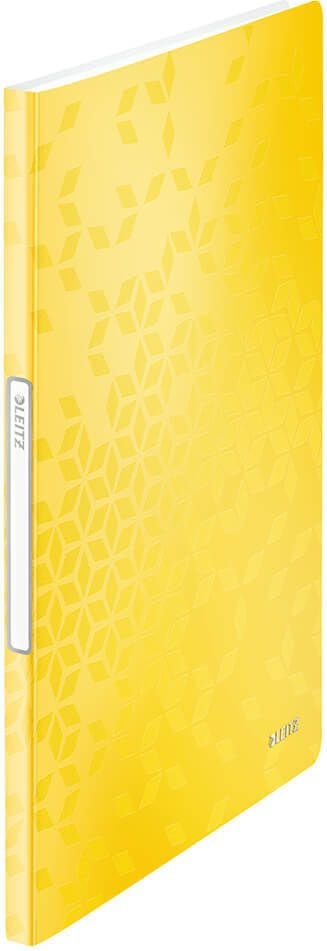 Sichtbuch Leitz WOW 4631, A4, mit 20 Hüllen, WOW-Farben, Pack 10 Stück, gelb