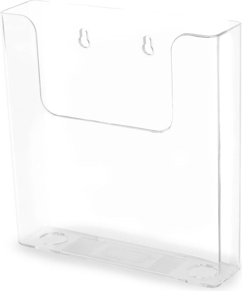Wand-/Tischprospekthalter deflecto 76301, 1 x A5 hoch, 1 Fach, glasklar