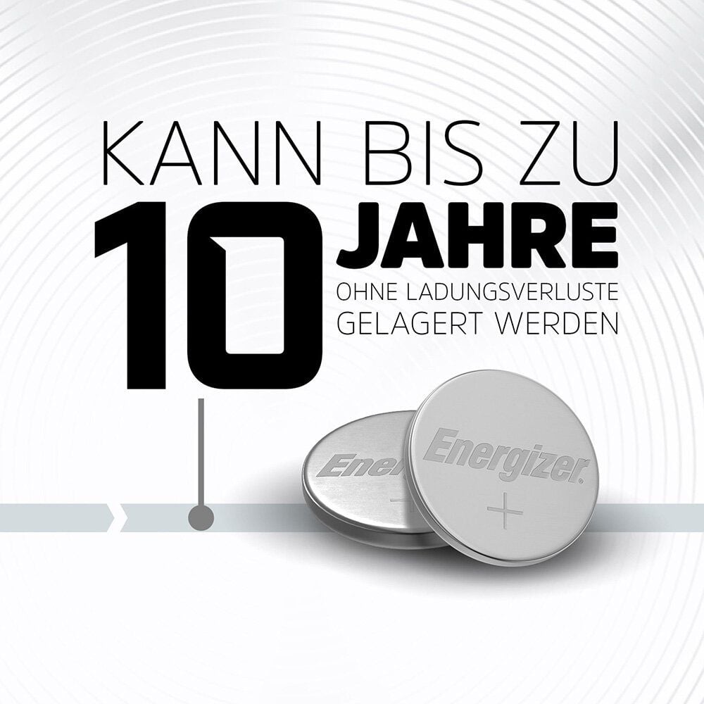 Knopfzellen Energizer Lithium CR2032, 3 Volt, frei von Quecksilberzusatz, Pack 12 Stück
