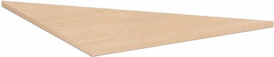Eckverbindung Geramöbel S-555508-WA, 80x80cm (BxT), 68-80cm Höhe,
Dreiecksform, Stützfuß, buche