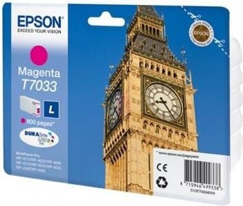 Epson Tintenpatrone T7033, magenta, 800 Seiten, 9,6ml