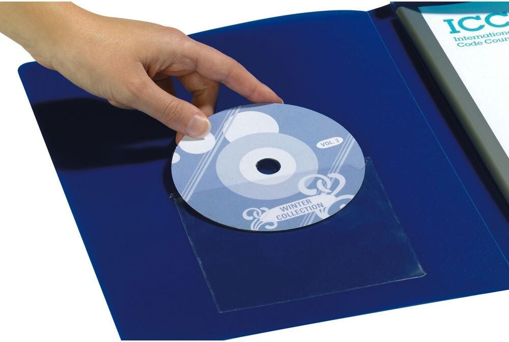 Selbstklebetaschen Durable Pocketfix 8074, 38x125mm, selbstklebend, transparent, Beutel
10 Stück