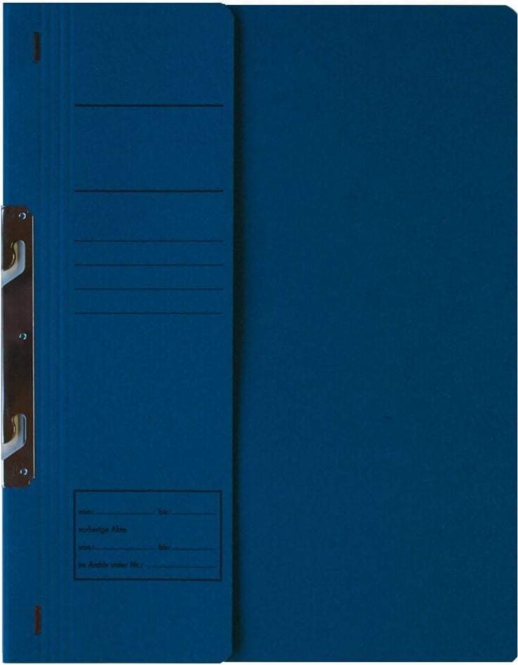 Einhakhefter Corona, A4, 1/2 Deckel, kaufm. Heftung, Manilakarton
250 g/m², orange