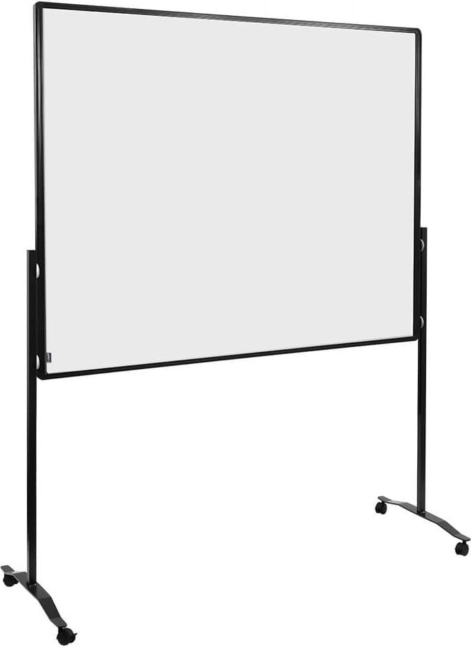 Whiteboard Legamaster PREMIUM PLUS mobil 7-204810, 150x120cm, emailliert, bakterienresistent,
trocken abwischbar, Stativtafel mit 4 Rollen